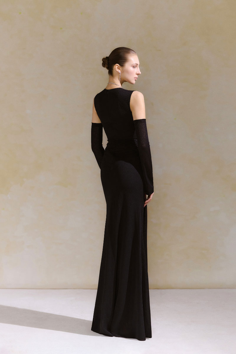 Elegant AIA dress maxi dress by Arti Apparel featuring flowing fabric and stylish design, perfect for casual or formal wear.