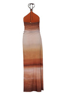 Baobab Blake Maxi Dress in terracotta, flowing maxi dress with a relaxed fit and stylish design, suitable for casual or formal wear.
