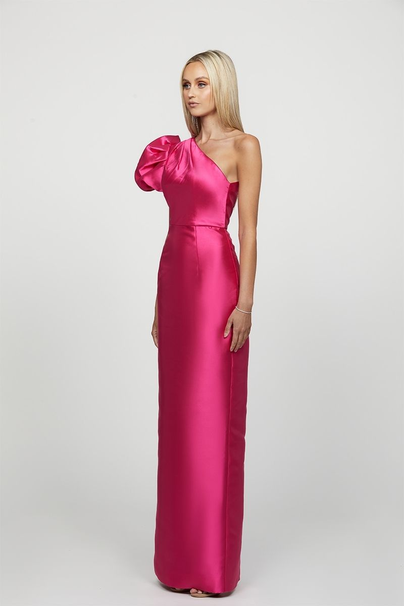MARCHESA ONE SHOULDER GOWN - CULT MIA