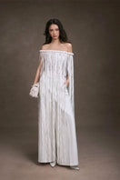 Keira Tong fringe lace corset top featuring intricate lace details and fringe accents, designed for stylish tops.