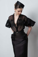 Do Long Nostalux Co-ord set featuring a stylish crop top and matching pants in a modern, comfortable design.