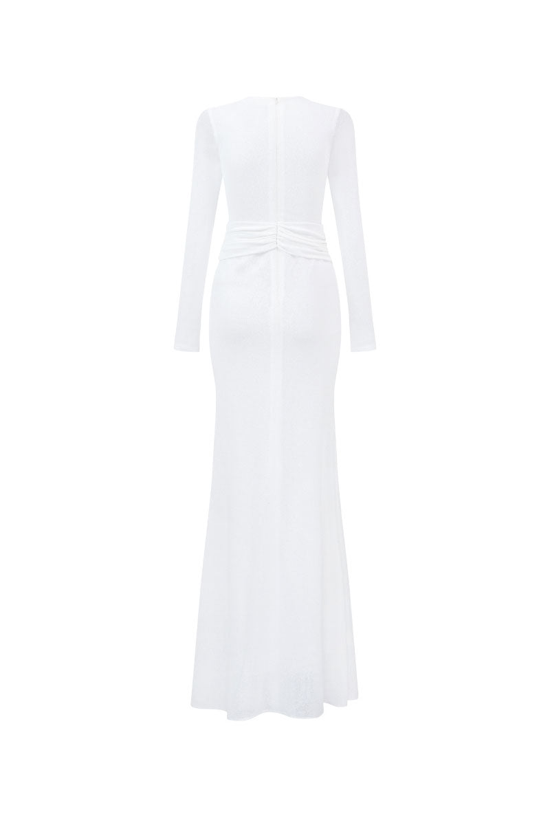 Vesta Dress by Arti Apparel, a stylish maxi dress with flowing fabric and elegant design, perfect for summer or special occasions.