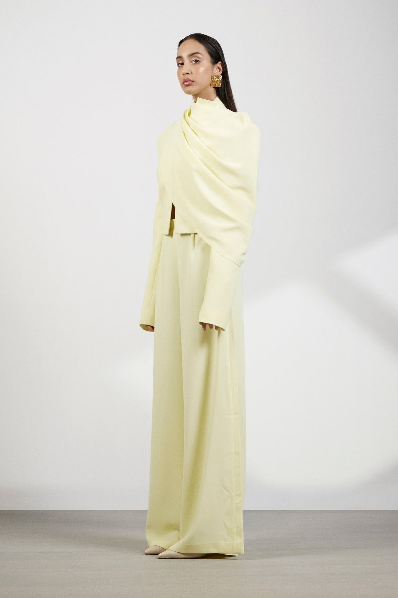 Deme By Gabriella Evelyn Suit Set co-ords featuring a matching top and pants in stylish fabric, perfect for casual or semi-formal wear.