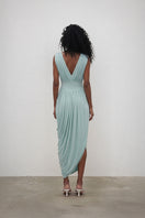 Deme By Gabriella Amira gown featuring elegant design and flowing fabric, perfect for formal occasions.