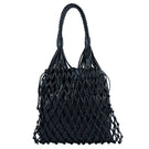 Black Adriana Castro shoulder bag by La Red Leather featuring sleek leather design and a stylish shoulder strap.