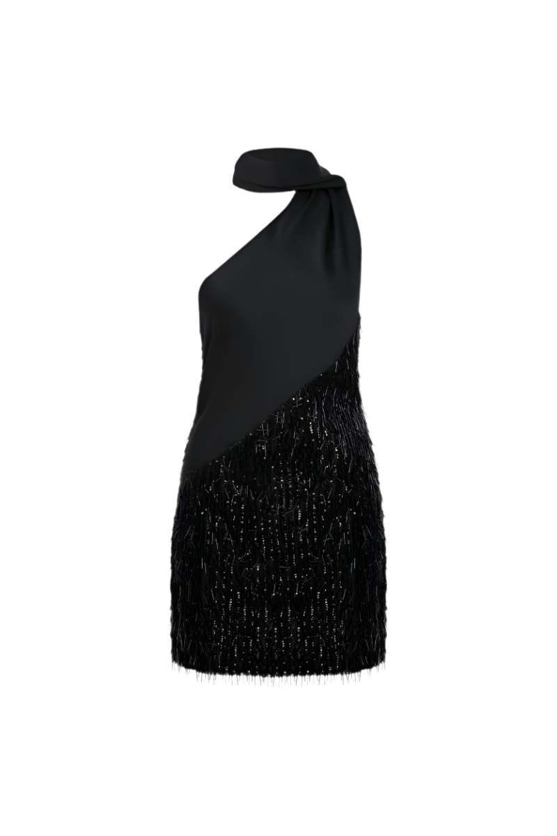 ASIA DRESS IN BLACK - CULT MIA
