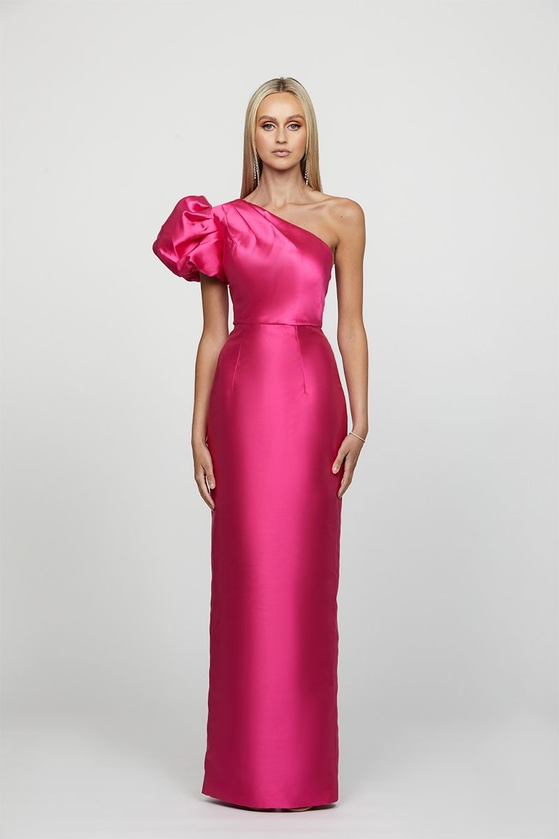 MARCHESA ONE SHOULDER GOWN - CULT MIA