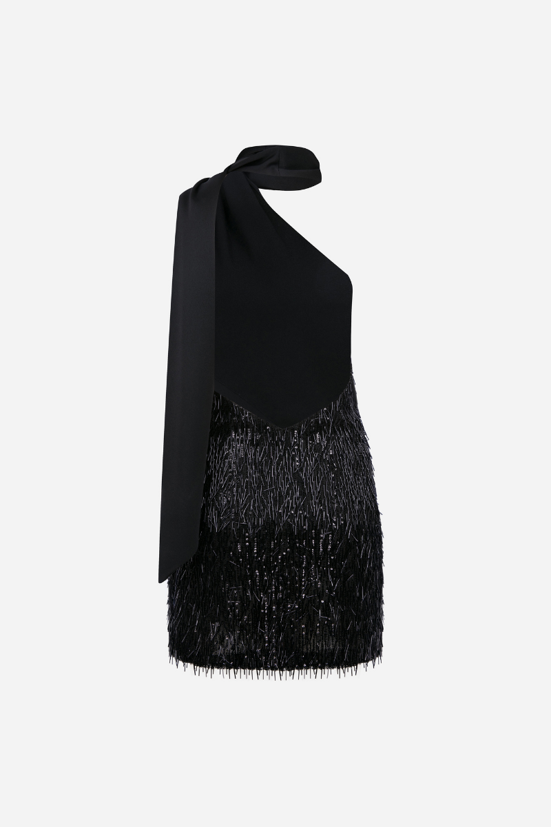 ASIA DRESS IN BLACK - CULT MIA