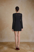 Arti Apparel Prism Dress mini dress in vibrant, shiny fabric with a fitted silhouette and stylish design.