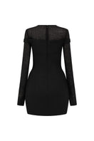 Arti Apparel prism mini dress featuring a fitted silhouette and stylish design, perfect for casual or party wear.