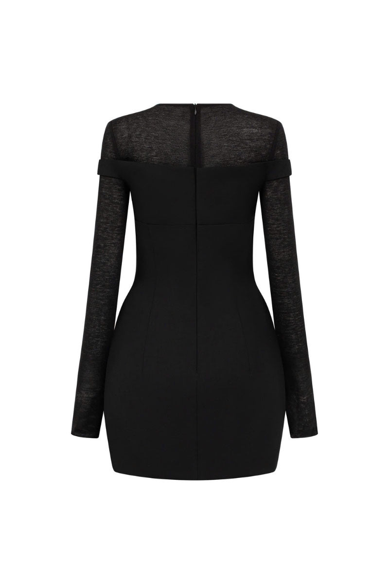Arti Apparel prism mini dress featuring a fitted silhouette and stylish design, perfect for casual or party wear.