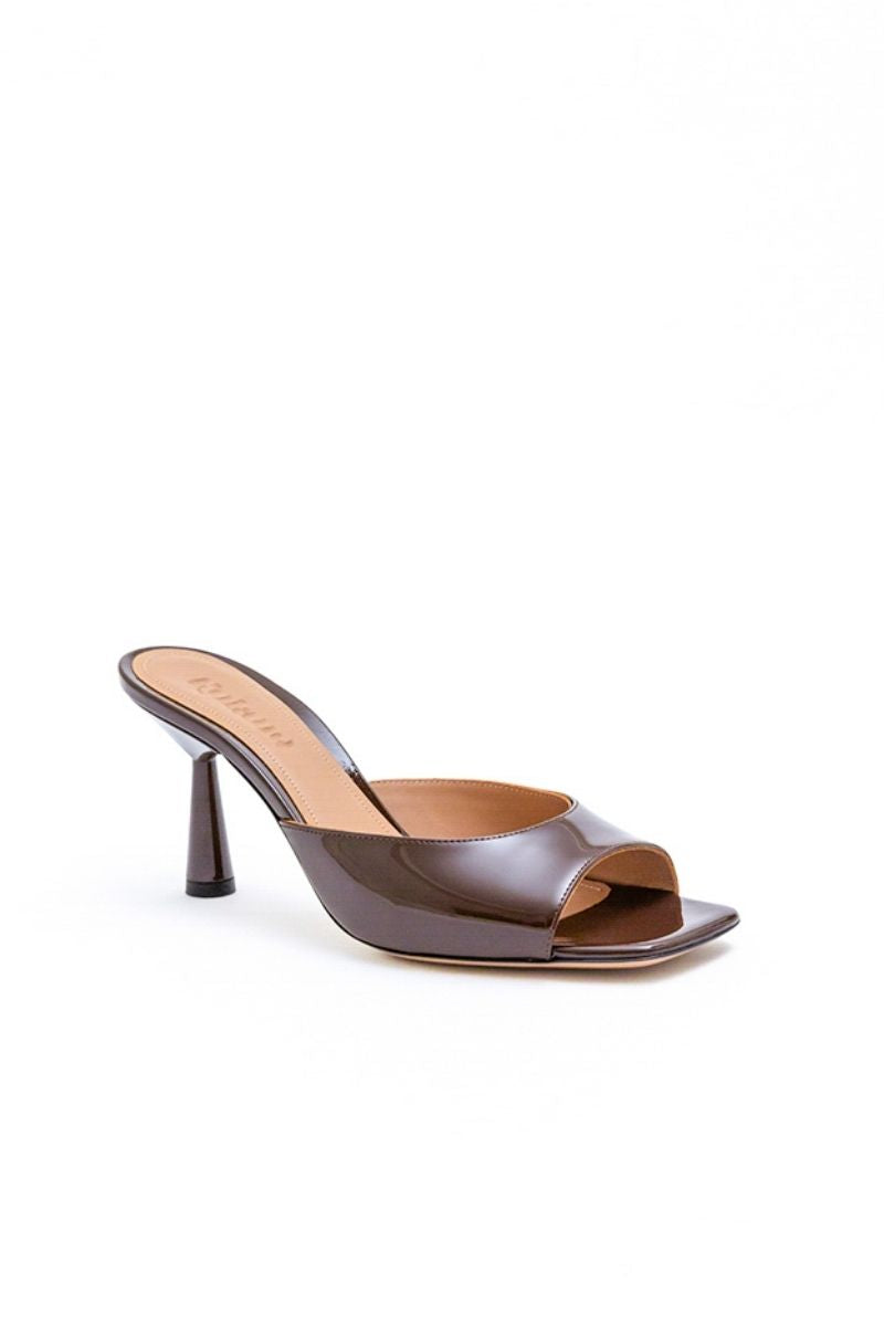 GRETA MULE IN CHOCOLATE BROWN - CULT MIA