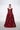 LONG SLEEVE CURVED NECKLINE FULL DRESS WITH CRYSTAL EMBROIDERY | Tracy Studio | CULT MIA