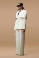 Matters Sadie set in ivory, stylish co-ords with matching top and pants, perfect for casual or semi-formal wear.