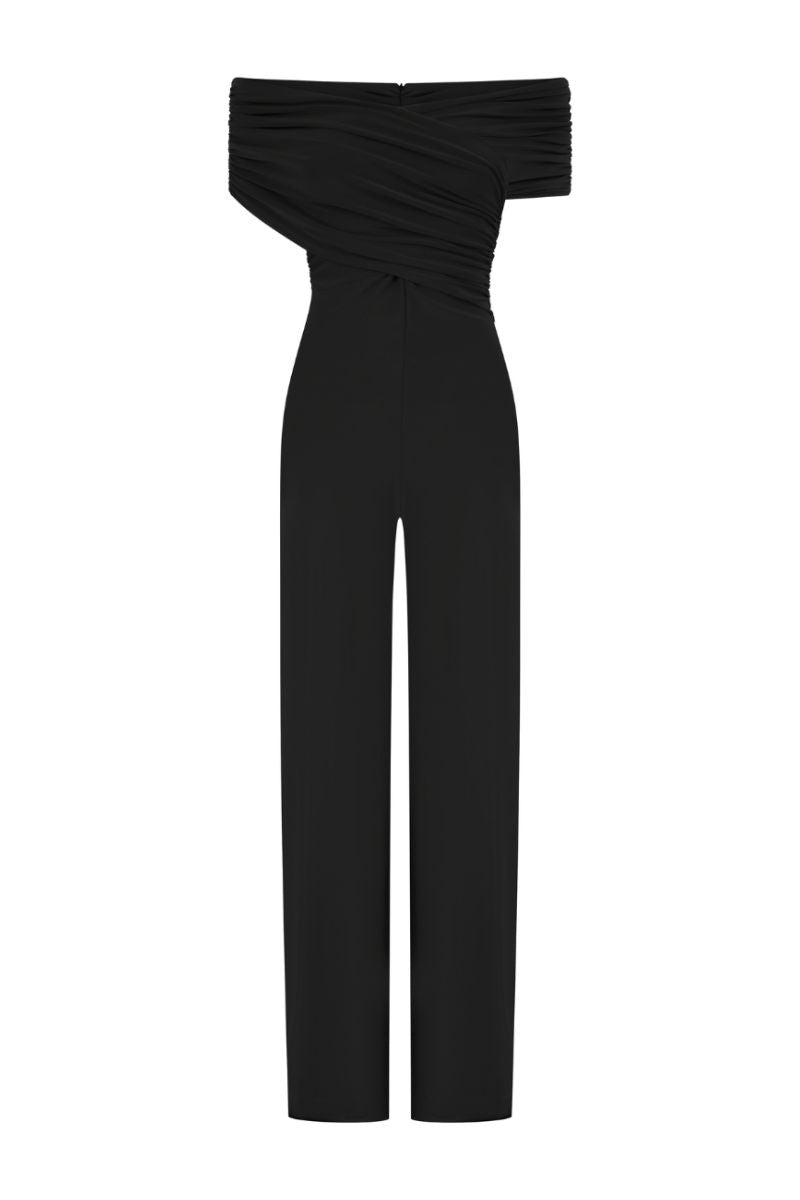 MUSCARI JUMPSUIT IN BLACK - CULT MIA
