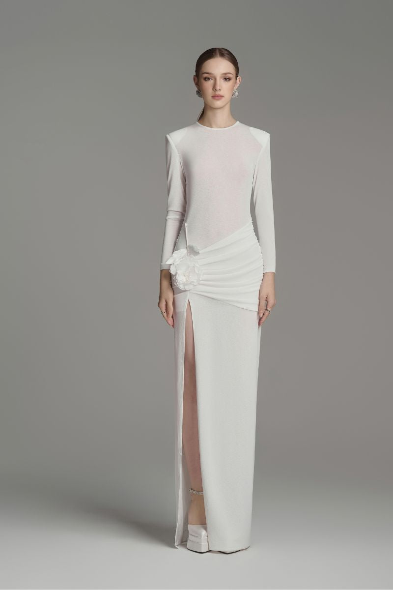 CAPRILA DRESS IN WHITE - CULT MIA