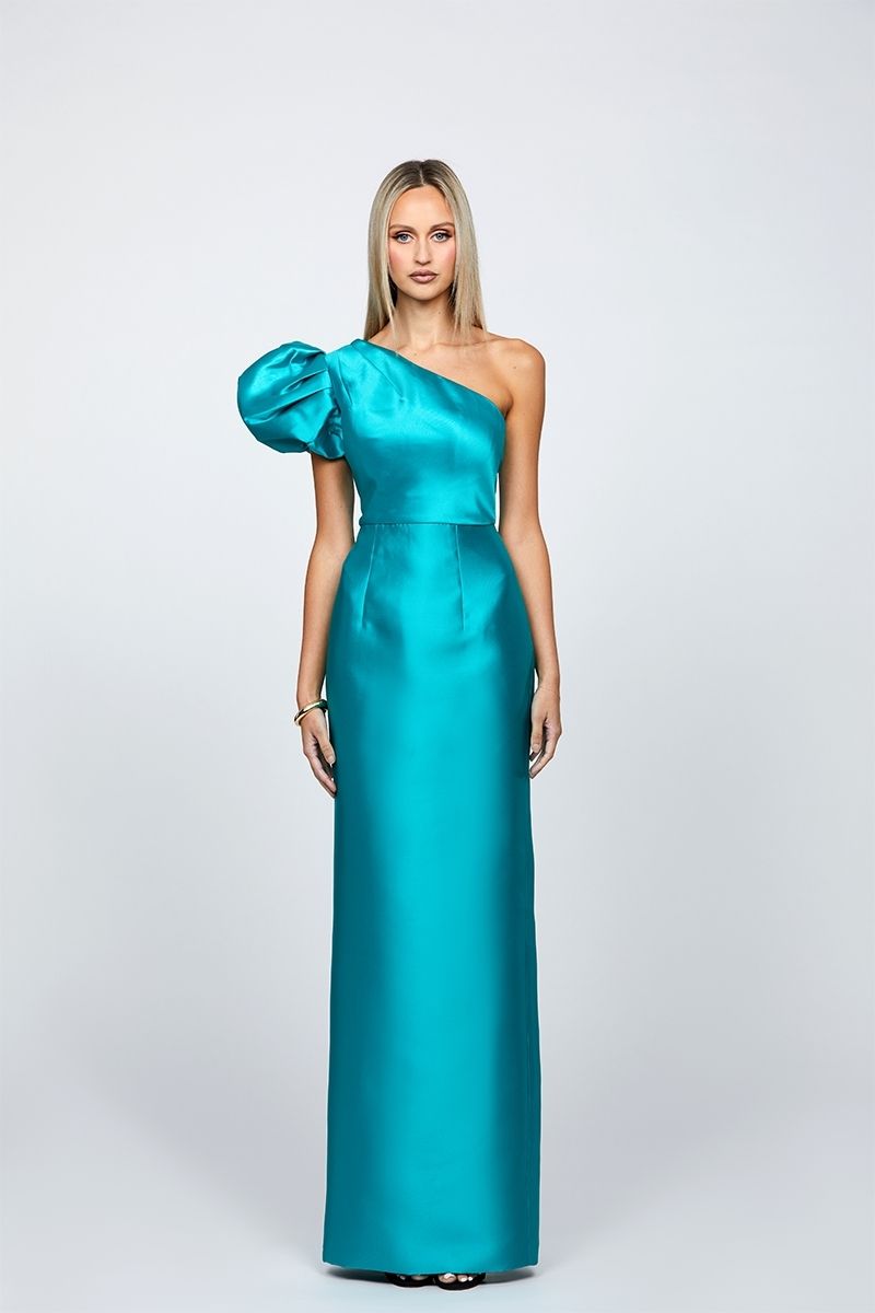 MARCHESA ONE SHOULDER GOWN - CULT MIA