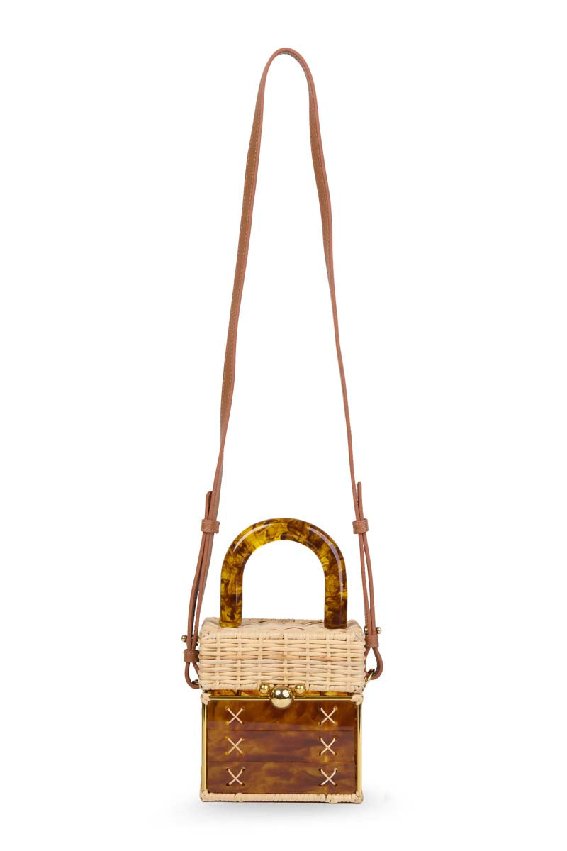 CACAU TURTLE TOP HANDLE BAG - CULT MIA