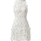 Keira Tong Belle Jardin mini dress with floral print and ruffled sleeves, perfect for summer or casual outings.