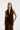 TESS DRAPED BROWN MAXI DRESS - CULT MIA