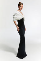 Nur Karaata CULT MIA X NUR KARAATA Buckingham gown, elegant long dress with intricate details and luxurious fabric.