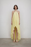 Deme By Gabriella Petunia Maxi Dress with floral pattern, flowing fabric, and sleeveless design for elegant summer wear.