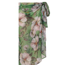 Nur Karaata Sheer Escape Pareo cover-up featuring lightweight, semi-transparent fabric ideal for beach or poolside wear.