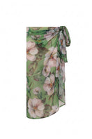 Nur Karaata Sheer Escape Pareo cover-up featuring lightweight, semi-transparent fabric ideal for beach or poolside wear.
