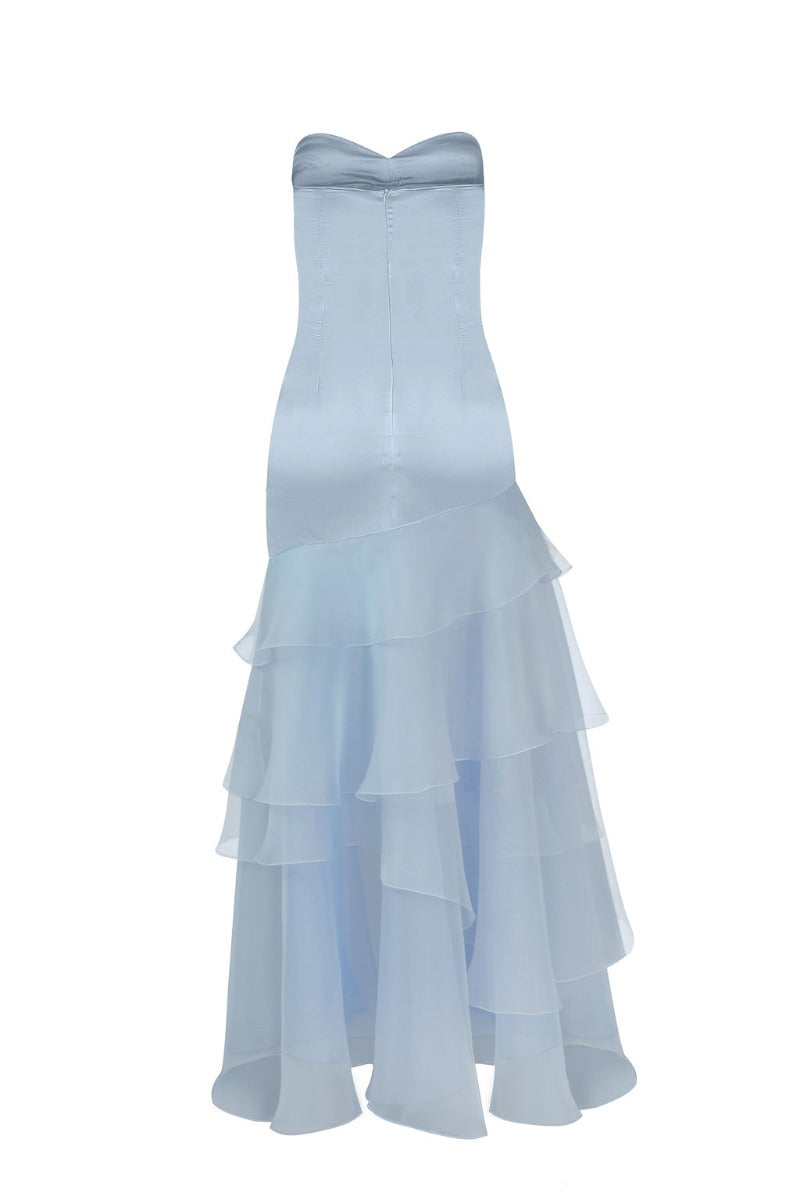 ANNE DRESS IN SKY BLUE - CULT MIA