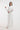 VALERIA WHITE DRAPED GOWN - CULT MIA