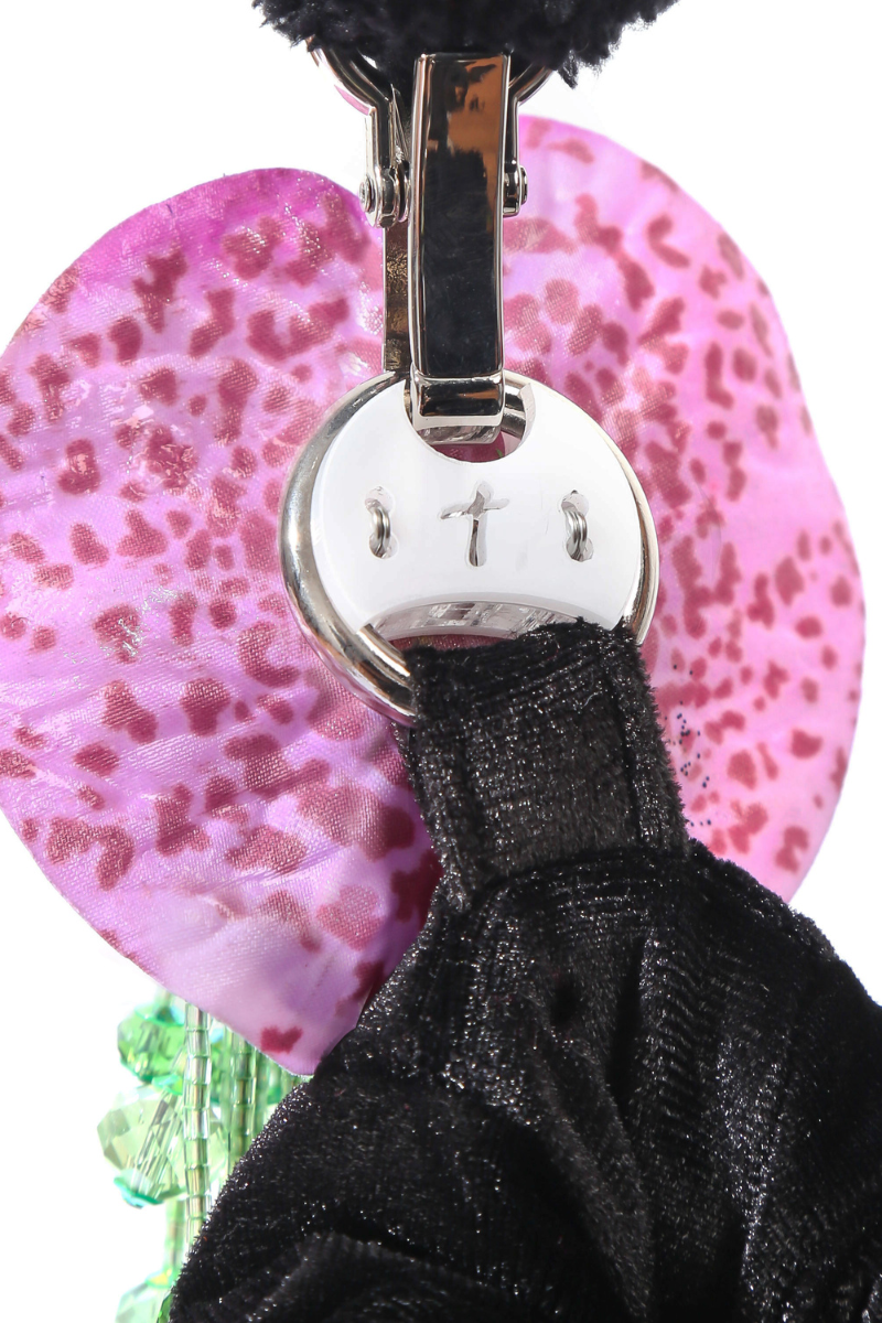 CAT ON A MOUNTAIN ORCHID BAG IN BLACK - CULT MIA
