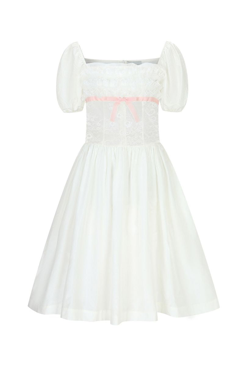 PATRICIA DRESS IN IVORY - CULT MIA