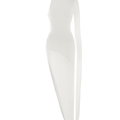 White POEM Hyperion maxi dress with flowing fabric and elegant design, perfect for summer or special occasions.