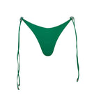 Baobab emerald green bikini bottom from the BARI BIKINI collection, stylish swimwear for beach or pool.