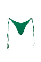 Baobab emerald green bikini bottom from the BARI BIKINI collection, stylish swimwear for beach or pool.