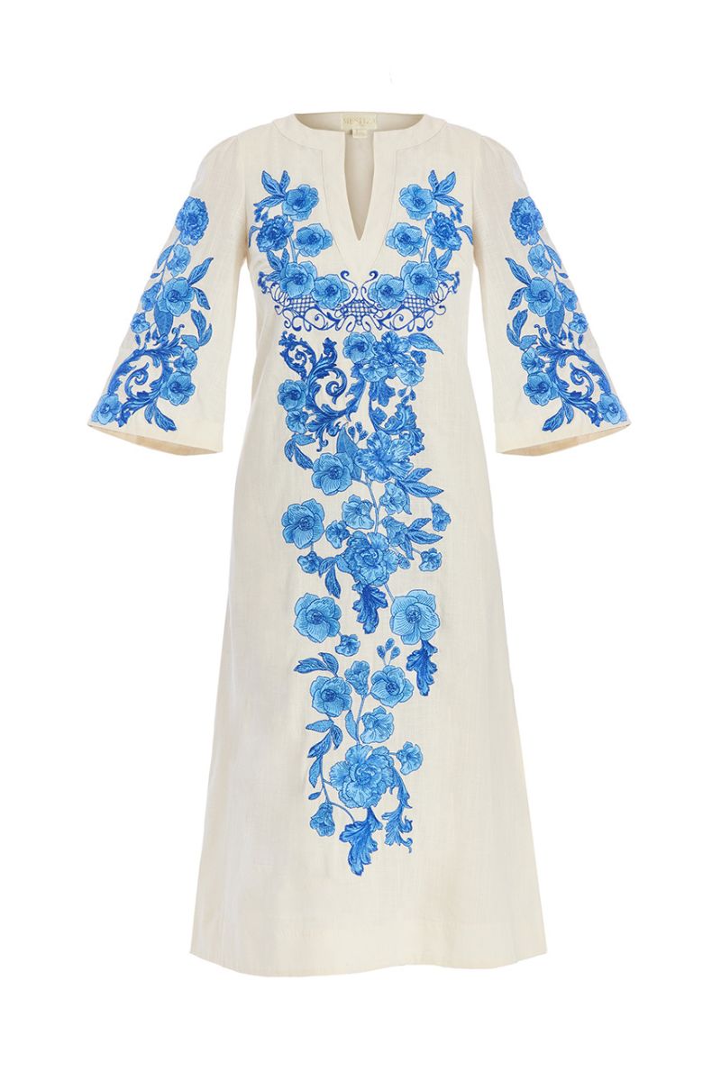 INES CAFTAN IN IVORY ROYAL - CULT MIA