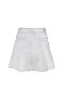 Estefania Honey Rose shorts with a soft pink color, lightweight fabric, and casual fit perfect for warm weather.