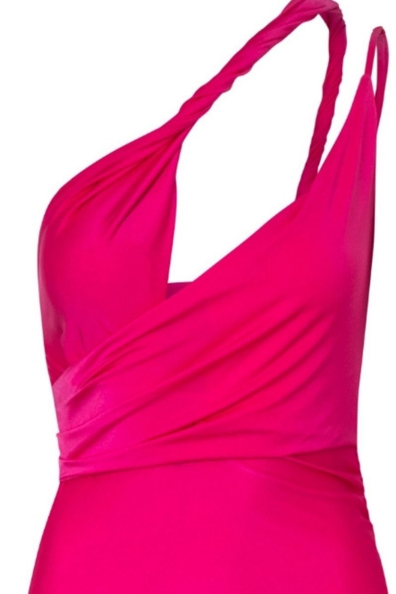 FUCHSIA LIA CUT-OUT MAXI DRESS - CULT MIA