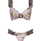 Nur Karaata St. Tropez Sway Bikini with vibrant patterns, adjustable straps, and a stylish bikini top and bottom set.