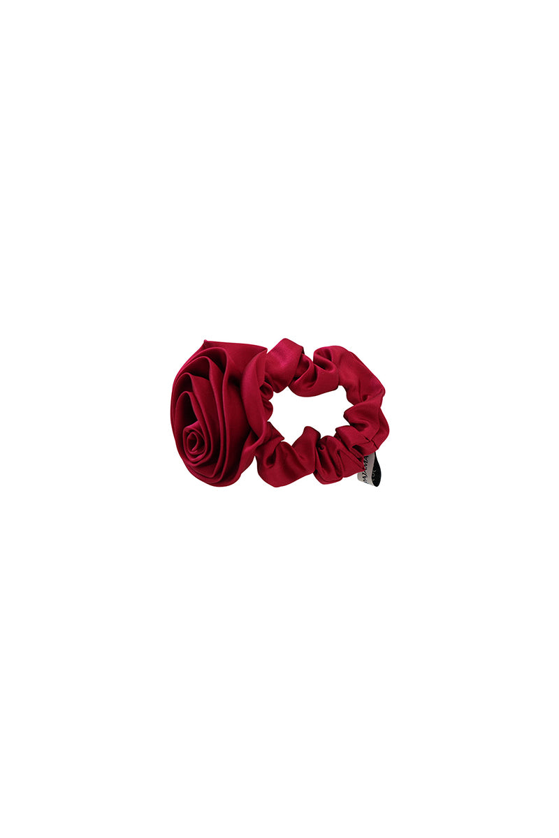 TUSCAN ROSE SILK SCRUNCHIES - CULT MIA