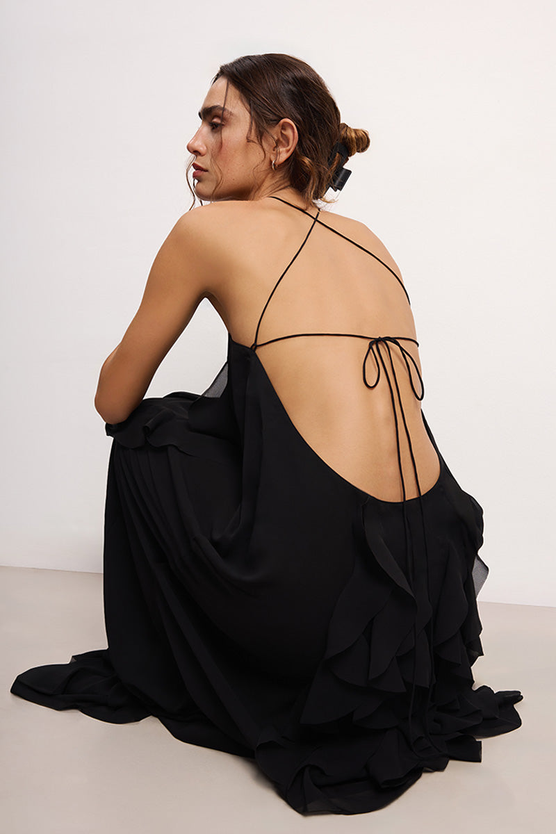 AQUA DRESS BLACK AQUA DRESS BLACK