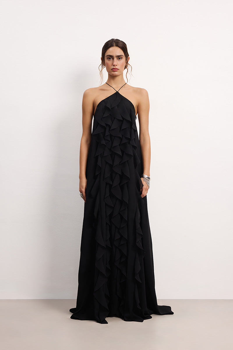 AQUA DRESS BLACK AQUA DRESS BLACK