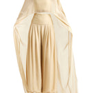Deme By Gabriella Robin co-ord set in gold, featuring matching top and pants with stylish details and a sleek, modern design.