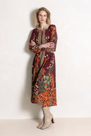 Raishma Harlow Maxi Skirt displayed in a stylish, flowing design with a high waist and elegant fabric for a sophisticated look.