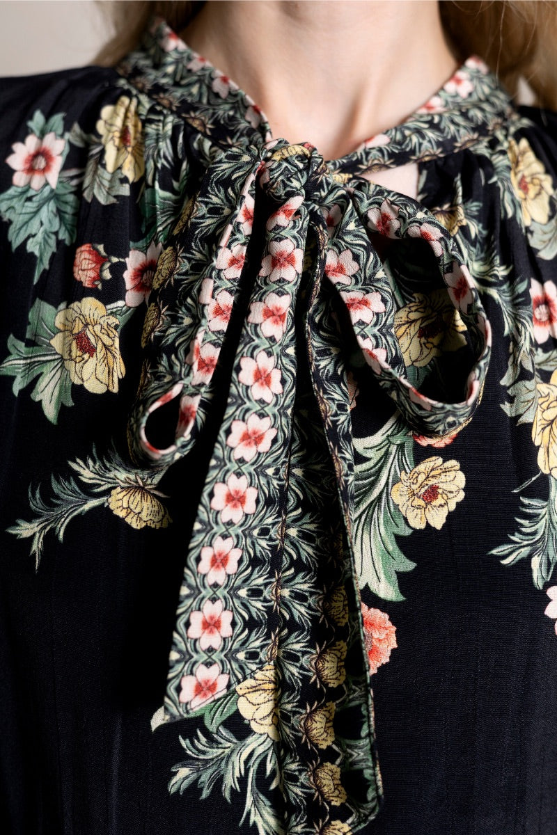 Raishma Maison Maxi Dress featuring elegant flowing fabric and a stylish design, perfect for formal occasions.