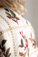 Raishma Demi Jacket, stylish women's jacket with fitted design and lightweight fabric, shown in a front view.