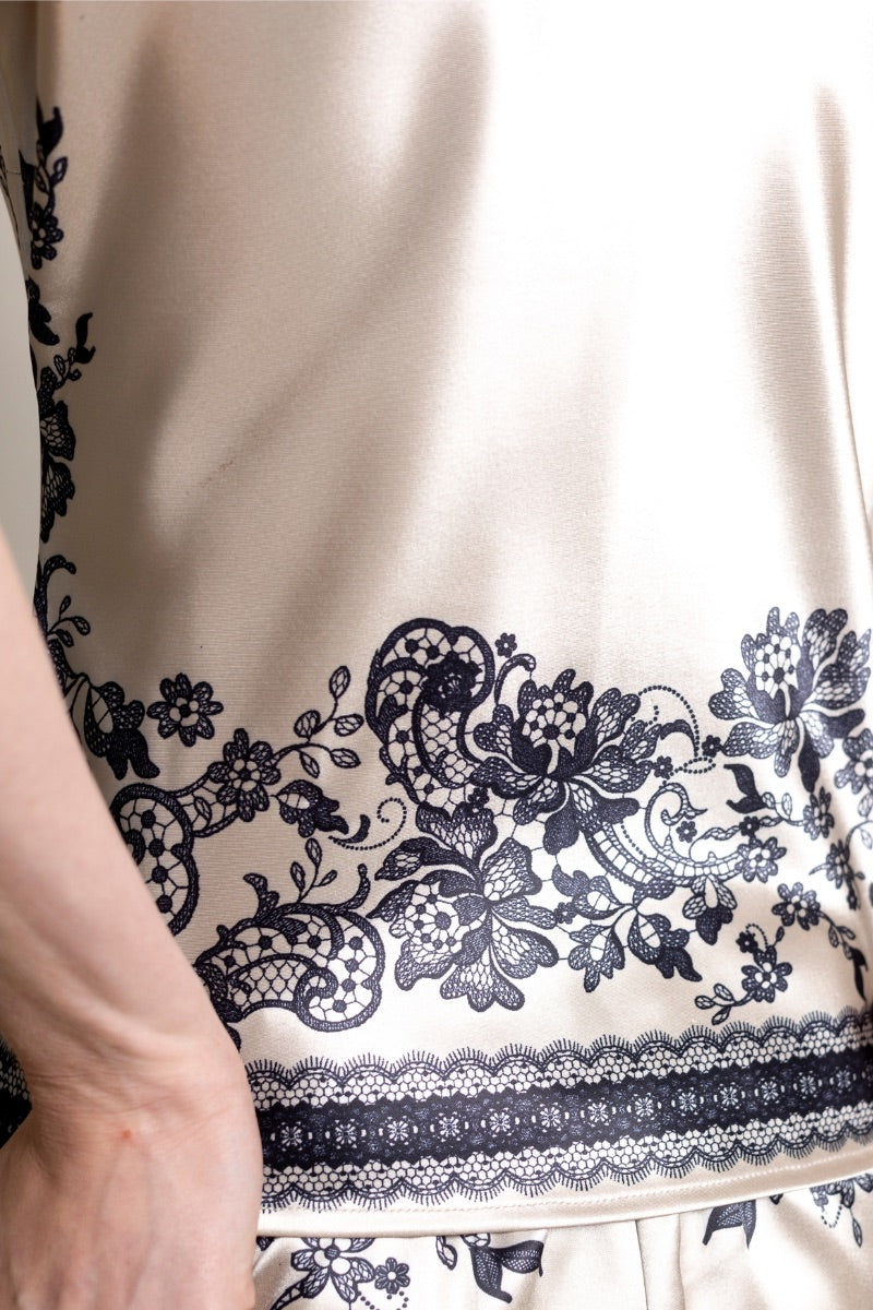 Raishma Jemma Gold Jacket, stylish women's top with a sleek gold finish, featuring a modern design and tailored fit.