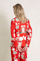 Raishma ZENA jacket displayed on a hanger, showcasing a stylish women's jacket with a sleek design and modern cut.