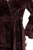 Raishma Viana gold loungewear jacket with a relaxed fit and soft fabric, displayed on a neutral background.