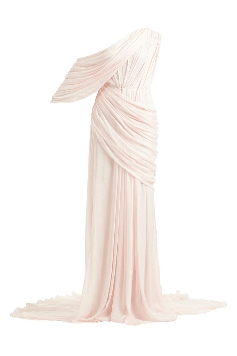 MELLINA MAXI DRESS IN BABY PINK - CULT MIA